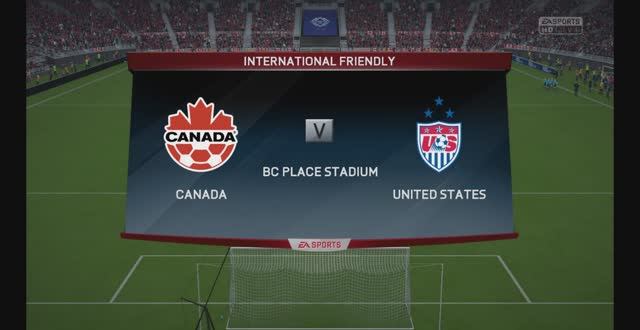 Fifa 2016  Женские команды! Канада США  Очень боевая ничья !