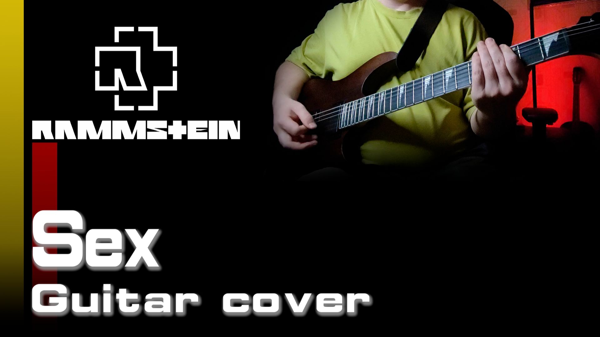 Rammstein - Sex [Guitar cover]