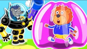 Львенок Котёнок – Экзо-костюм Желейка- Мультик для детей