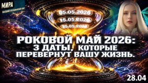 Роковой Май 2026 | 3 даты, которые перевернут вашу жизнь