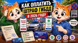 Как оплатить штраф ГИБДД в 2026 году: Госуслуги, СБП, проверка по УИН