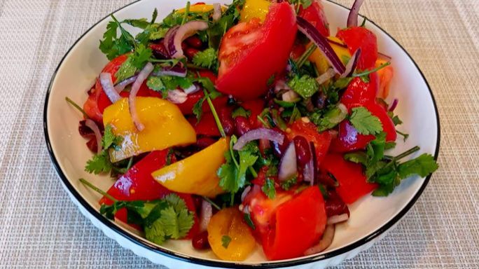 Вкуснейший Салат с Красной Фасолью .