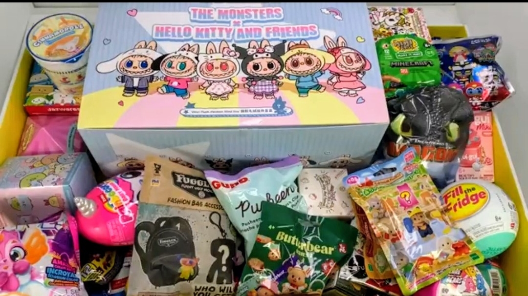 АСМР РАСПАКОВКА чудесных Сюрприз Боксов с ЛАБУБАМИ и другими антистрессами 