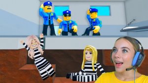 КОПАЕМ, ЧТОБЫ СБЕЖАТЬ ИЗ ТЮРЬМЫ в ROBLOX! С АЛЁНОЙ