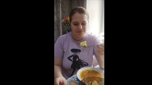 💕🔥мукбанг обедаем вместе👪👍❤💯