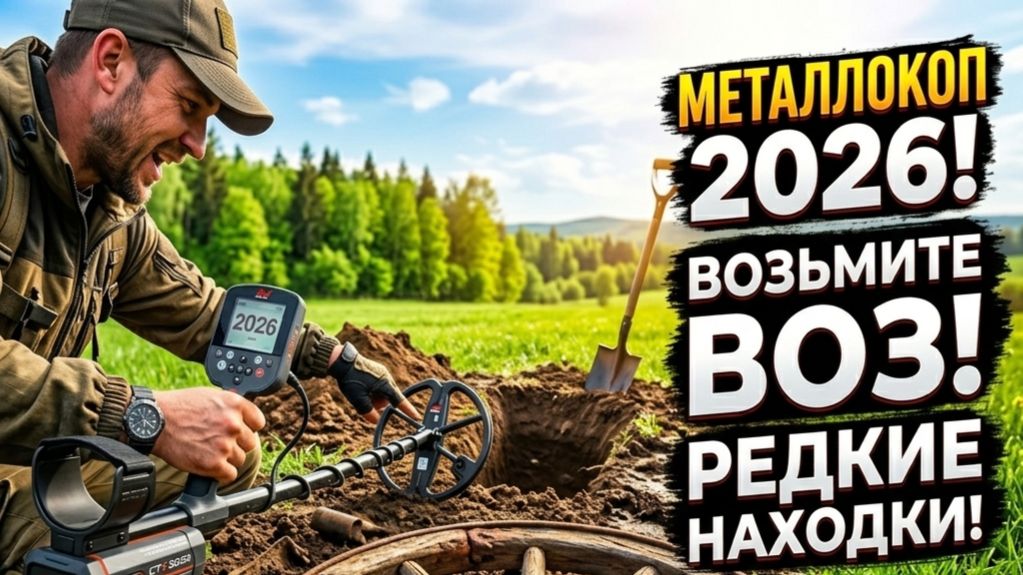 Сезон открыт! Что ждёт металлоискателя в 2026?