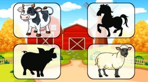 ДОМАШНИЕ животные для детей  ЗВУКИ  домашних животных  Развивающие мультики для малышей