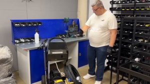 АВД на тележке MAZZONI 15 л / 250 бар для мойки зданий и грузовых авто, Италия