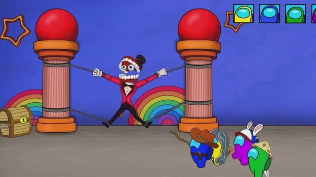 АМОГУС ПРОТИВ ЦИФРОВОГО ЦИРКА И СПРУНКИ ПРОТИВ ХОРРОР МОБА, АНИМАЦИЯ