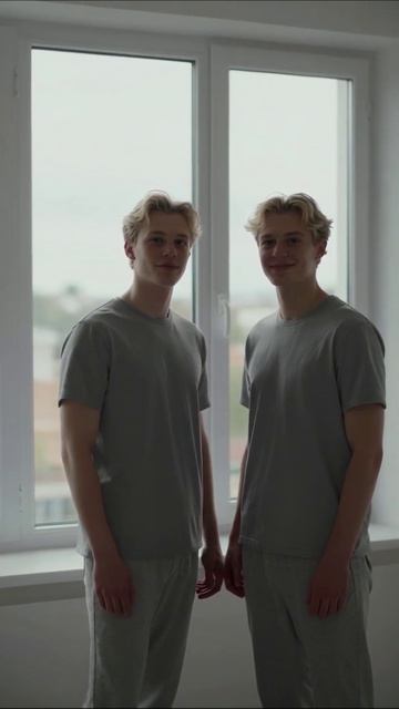 Двойное отражение: моменты единения #близнецы #друзья #вдохновение