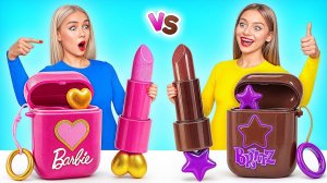 Челлендж. Шоколадная Еда vs Настоящая Еда с Уэнсдей Аддамс # Сумасшедший Челлендж Bubba DO Challenge