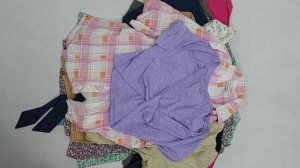 42377 Футболки женские, 9пак, A48, секонд (cream) оптом