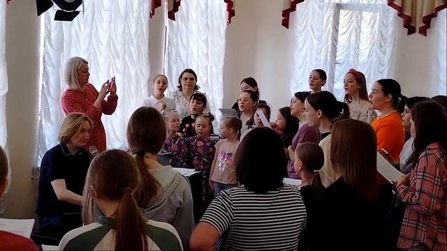 Варвара Полютина на вокальном мастер-классе в Доме народного творчества, 26.04.26