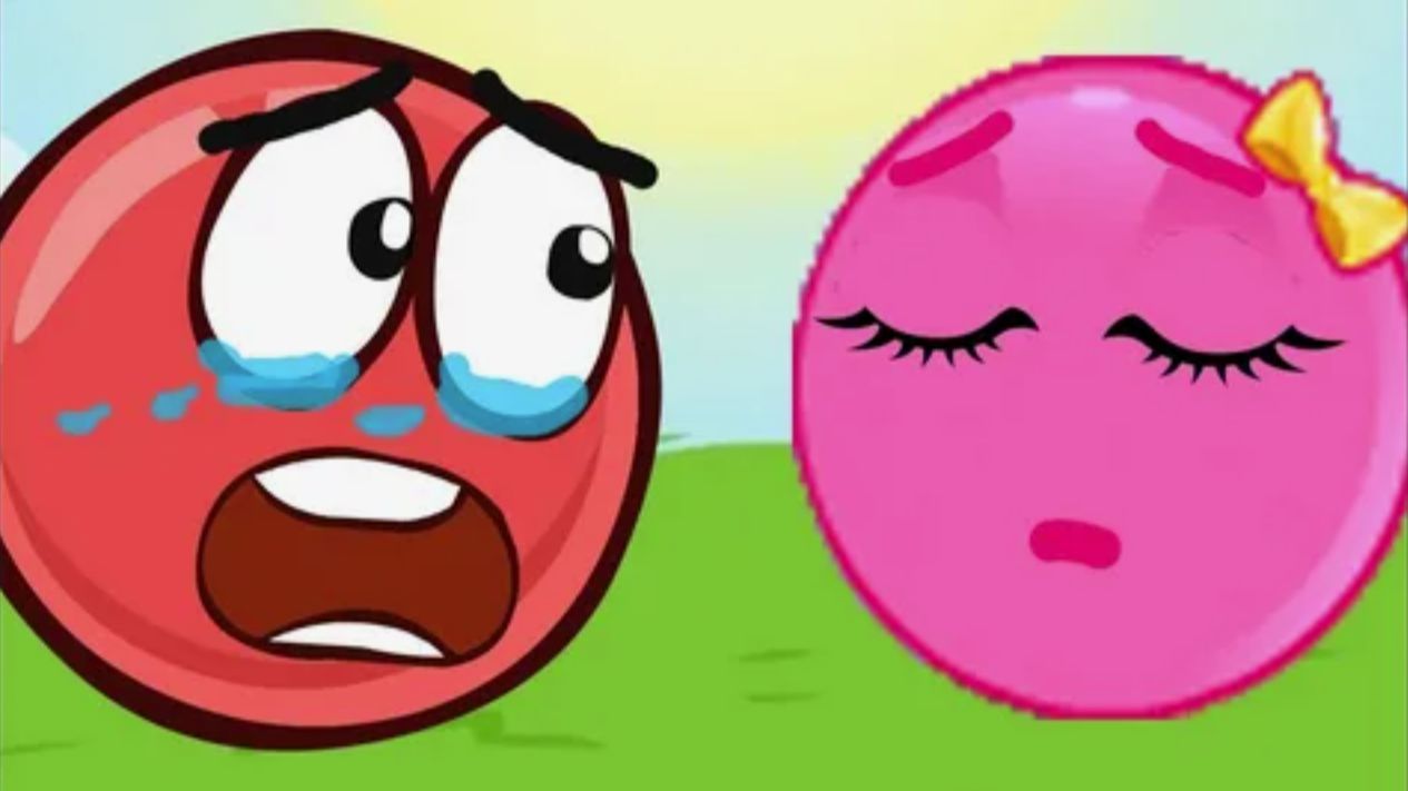 Приключения красного шара - Красныш мультик для малышей - Красный шарик спасает друзей