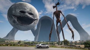 СИРЕНОГОЛОВЫЙ, МУН ПРОСНИСЬ И ПОЖИРАТЕЛЬ МОРЯ АТАКОВАЛ МОЮ МАШИНУ 😱