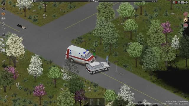 Получение Машины скорой помощи! Project Zomboid часть 1.