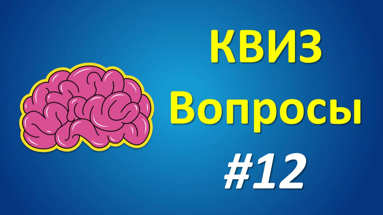 КВИЗ Вопросы #12