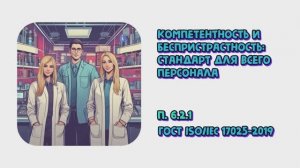 Компетентность и беспристрастность: стандарт для всего персонала лаборатории