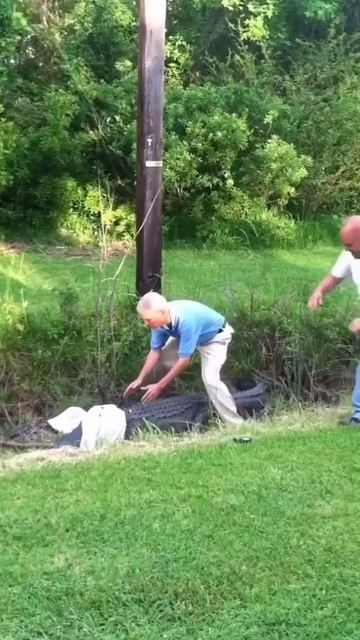 Дед и кроколил