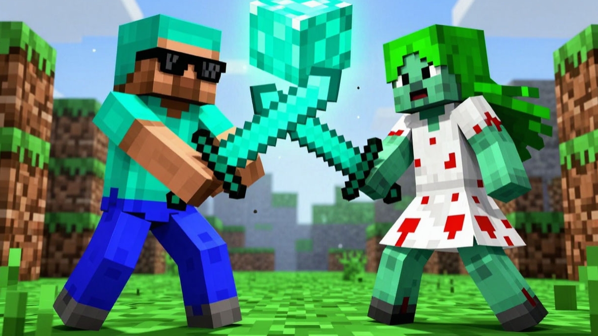 ПВП в Майнкрафте против Зои