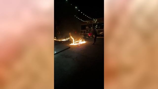 Задержали очень «зажигательного» правонарушителя