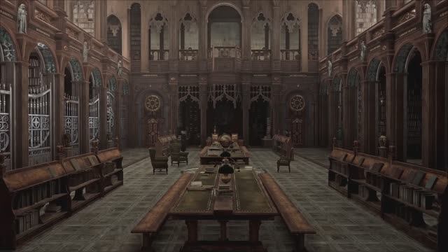 Hogwarts Library   Harry Potter Music and Ambience from Hogwarts Legacy