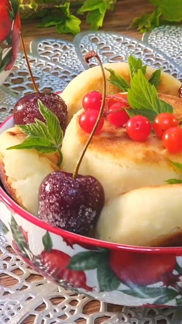 Кокосовые сырники без муки