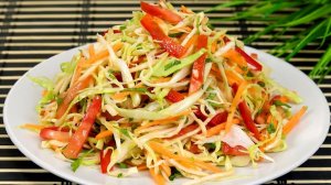 Съедят за Минуту! Вкуснейший Салат «СОЧНЫЙ» за 5 Минут на каждый день и на праздничный стол!