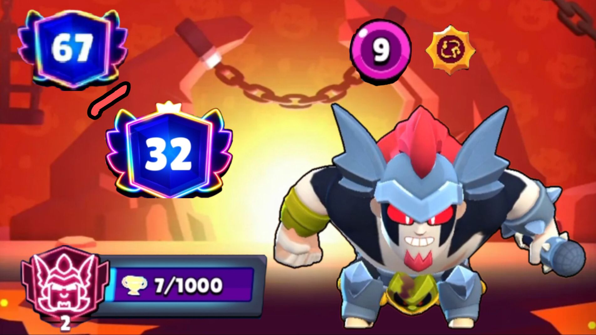 Apoeffik Цель 67 праймов🎯! Апнул нового бравлера на 2 прайм! Бравл Старс / Brawl Stars