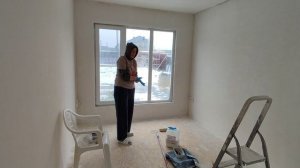 «Танец» с валиком. Завершающая работа перед покраской. Дневник за 28 апреля