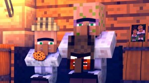 Бабуля против жизни деревенского жителя 5. Майнкрафт Мультик