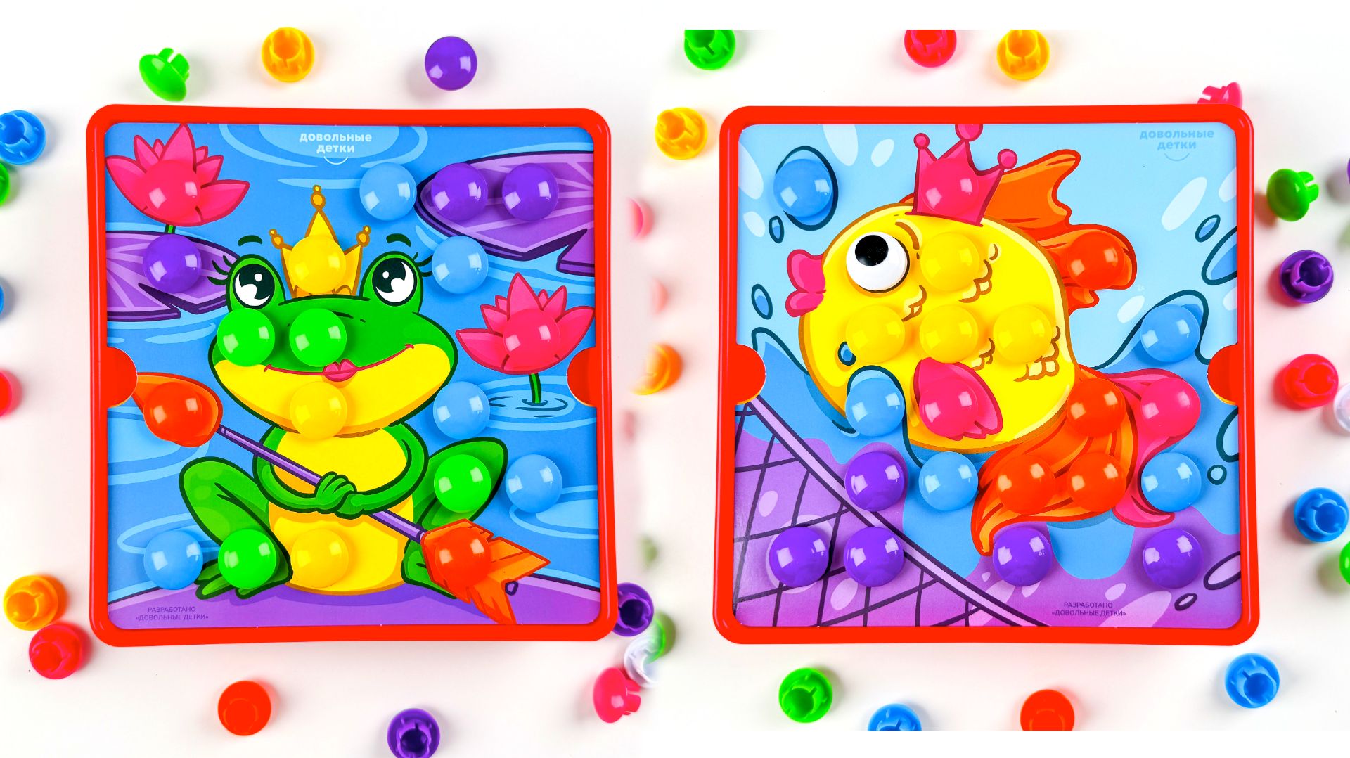 Изучаем ЦВЕТА🎨 Собираем яркую картинку | Развивающее видео для малышей