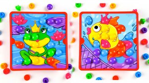 Изучаем ЦВЕТА🎨 Собираем яркую картинку | Развивающее видео для малышей