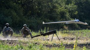 Дроны против артиллерии на правом берегу Днепра. Лучшее видео из зоны СВО