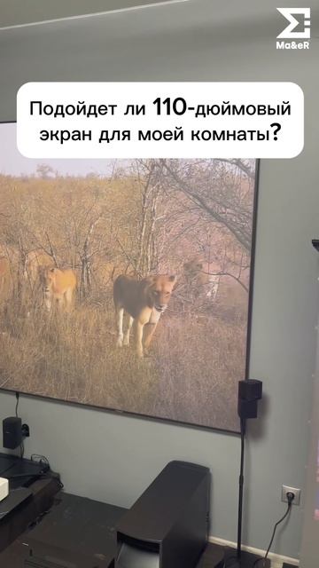 Подойдет ли 110-дюймовый экран для моей комнаты?