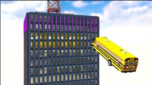 СМОЖЕМ ЛИ МЫ ВСЕ ВМЕСТЕ СНЕСТИ ЭТО ЗДАНИЕ В ТИРДАУН??? ТРАМПЛИН И КУЧА ТЕХНИКИ!!