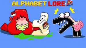 Alphabet Lore ДЫМЯТ! Чиним Буквы 4 💨