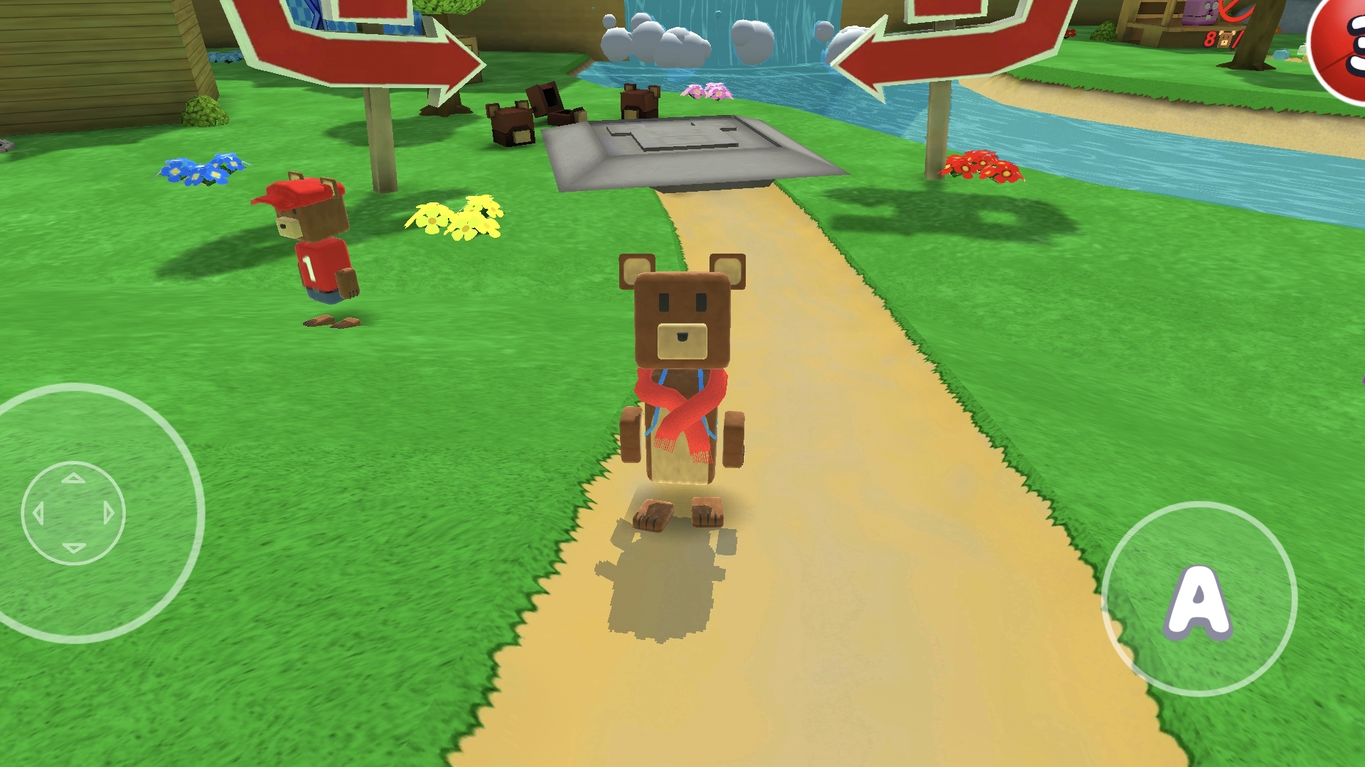 играем в супер Беар адвенчер часть 1