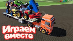 МУЛЬТИКИ ПРО РАЗНОЦВЕТНЫЕ МАШИНКИ И ТРАКТОРЫ ДЛЯ ДЕТЕЙ 🚜 ГОНКИ ТРАКТОРОВ ДЛЯ ДЕТЕЙ 7.