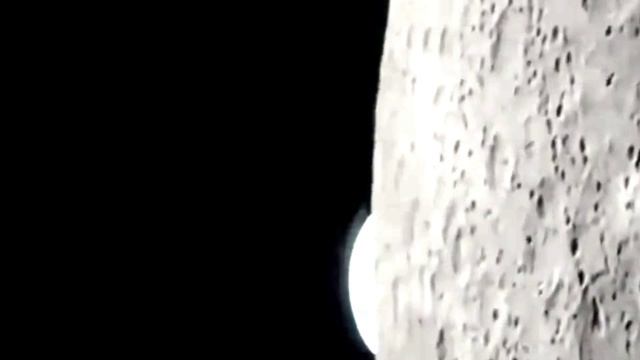 Закат Земли вид с Луны