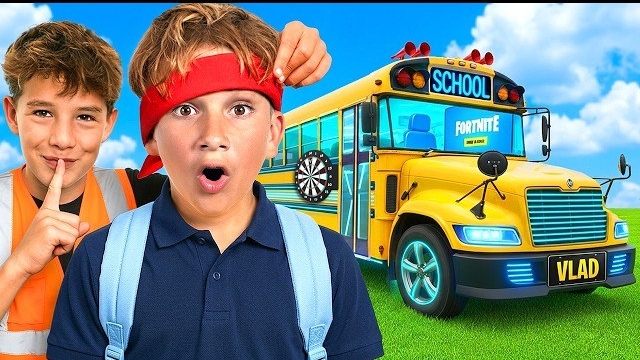 Удивляем Влада школьным автобусом его мечты!