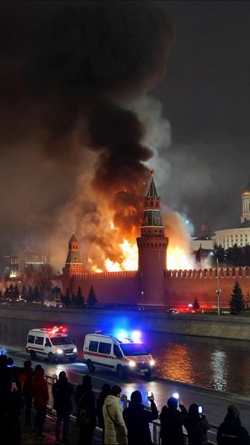 Сожженная надежда: ночь в огне Кремля плач безнадежность катастрофа