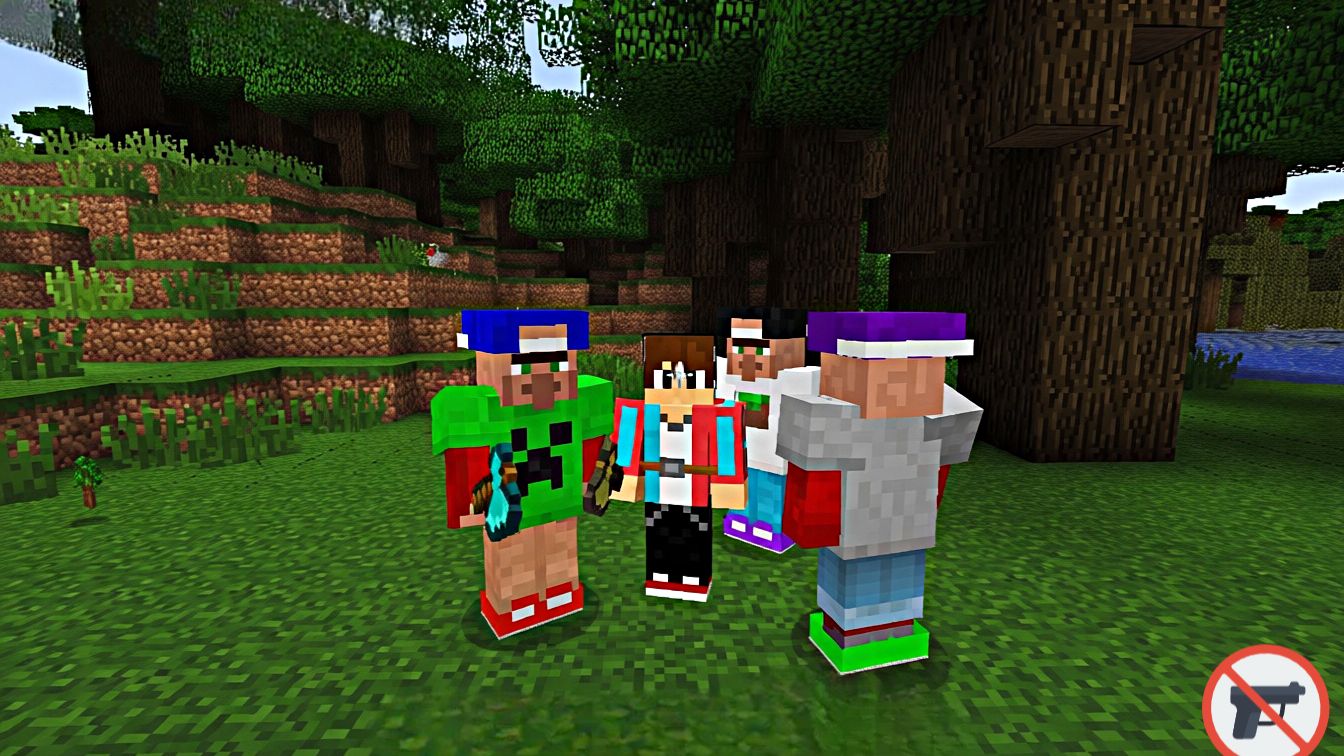 лесорубы, деревня N13, майнкрафт, Minecraft