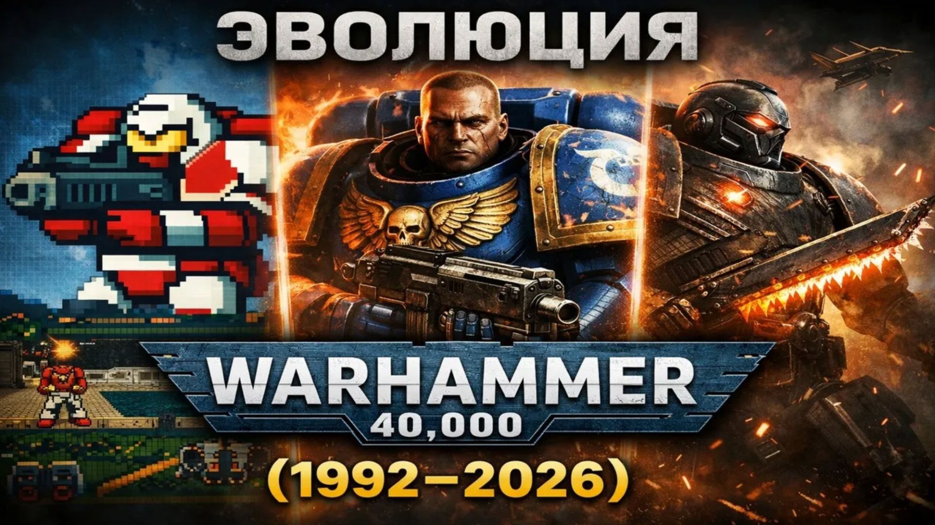 30 лет Warhammer 40,000 в играх — полный путь от пикселей до Dawn of War 4.