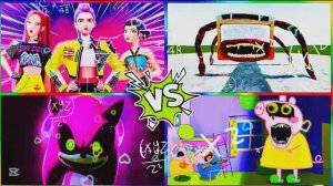 СОНИК И СВИНКА ПЕППА ПРОТИВ АВТОБУСА ПОЖИРАТЕЛЯ: МЕГА ТАНЕЦ ПОД КОФФИН ДЕНС 🦔🐷