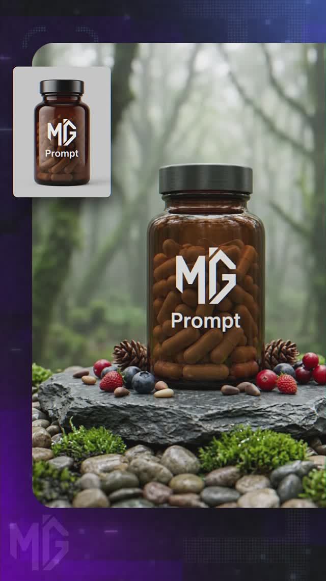 Природный стиль | Nano Banana 2 prompt | Визуализации продукта промпт