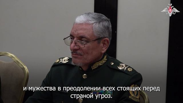 Министр обороны РФ Андрей Белоусов провел переговоры с заместителем министра обороны Ирана