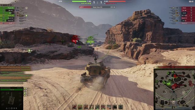 WoT НатискFV215b 183