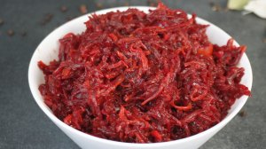 Готовлю сразу кастрюлями! Салата из свеклы «Пальчики оближешь». Чем дольше стоит  тем вкуснее