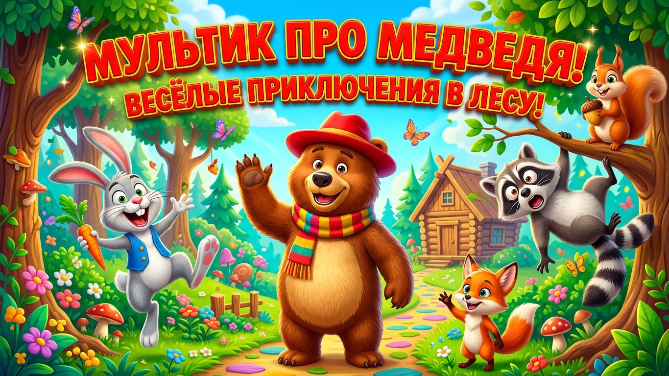 мультик про медведя